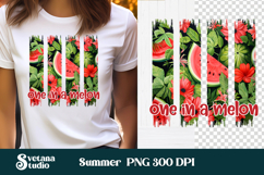 Watermelon brushstroke clipart PNG | Summer sublimation Product Image 1