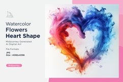 Flowers Heart Shape Love Blossoms A Valentine&#039;s Bouquet Product Image 1