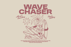 Retro Summer Surfing T shirt Design