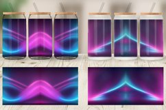 Glass Can Wraps Wave Dynamic Pink Blue Product Image 3