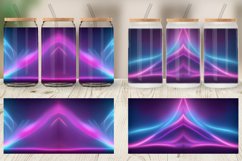 Glass Can Wraps Wave Dynamic Pink Blue Product Image 5