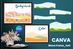 Wave Canva Frame Modern Abstract Add Photo Present Frame_1 Product Image 1