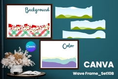 Wave Canva Frame Modern Abstract Add Photo Present Frame_10B Product Image 1