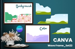 Wave Canva Frame Modern Abstract Add Photo Present Frame_22 Product Image 1