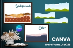 Wave Canva Frame Modern Abstract Add Photo Present Frame_22B Product Image 1