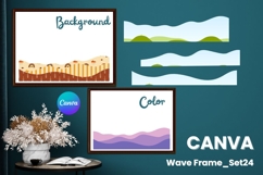 Wave Canva Frame Modern Abstract Add Photo Present Frame_24 Product Image 1