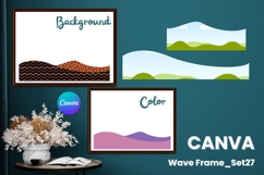 Wave Canva Frame Modern Abstract Add Photo Present Frame_27 Product Image 1