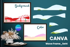 Wave Canva Frame Modern Abstract Add Photo Present Frame_4 Product Image 1