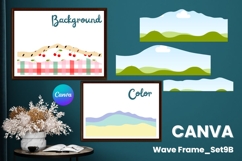 Wave Canva Frame Modern Abstract Add Photo Present Frame_9B Product Image 1