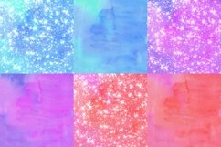 Wave Summer Refresh Watercolor Digital Papers Glitter Product Image 2