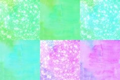 Wave Summer Refresh Watercolor Digital Papers Glitter Product Image 4