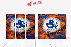 Wave Dammit Duck | Orange | 20oz Tumbler Wrap Product Image 1