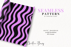 Purple Wavy Halloween Pattern | Cute Halloween Digital Paper Product Image 2