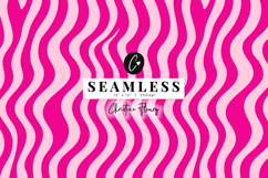 Pink Wavy Halloween Pattern | Cute Halloween Digital Paper Product Image 1