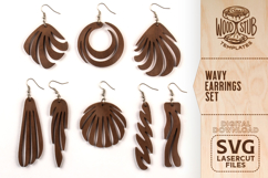 Abstract Earrings SVG, Geometric Earrings SVG, Earrings svg Product Image 1