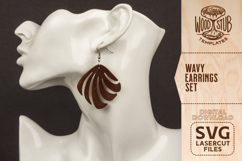 Abstract Earrings SVG, Geometric Earrings SVG, Earrings svg Product Image 6
