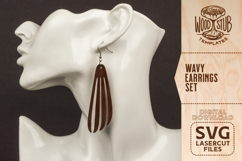 Abstract Earrings SVG, Geometric Earrings SVG, Earrings svg Product Image 7