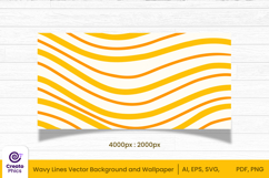 wavy lines vector illustration background and wallpaper Product Image 1