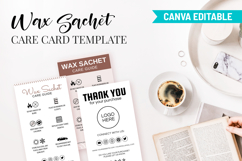 Wax Sachet Care Guide Instructions Template For Wax Business Product Image 10