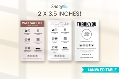 Wax Sachet Care Guide Instructions Template For Wax Business Product Image 9