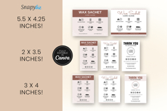 Wax Sachet Care Guide Instructions Template For Wax Business Product Image 6