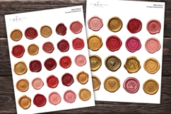wax seal stickers printable fussy cut wax seal pngs faux wax seals vintage wax stamp embellishments junk journal scrapbook ephemera kit