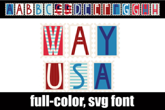 Way USA Color Font Product Image 1