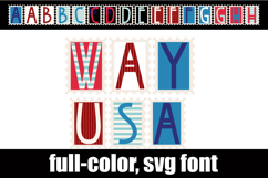 Way USA Color Font Product Image 1
