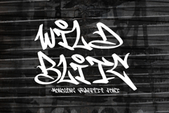 Wild Blitz | Monoline Graffiti Tag Font Product Image 1
