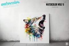 Watercolor wolf 2, custom art Product Image 1
