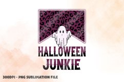 Halloween Junkie Retro Halloween Ghost Sublimation PNG Product Image 1