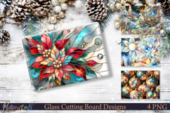 Stained Glass Christmas Cutting Boards Product Image 1