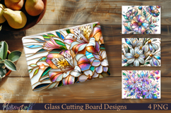 Floral Stained Glass Boards Product Image 1