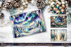Christmas Ornament Glass Cutting Boards Product Image 1