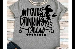 Fall SVG DXF JPEG Silhouette Cricut Halloween witches drink Product Image 1