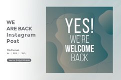 Yes We are back instagram post Product Image 2