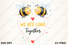 We Bee Long Together Clipart PNG Product Image 1