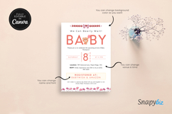 We Can Bearly Wait Baby Shower Invitation Canva Templates Product Image 6