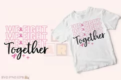 Breast Cancer SVG Retro T-shirt Design, Breast Cancer PNG Product Image 3