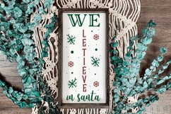 We letieve in santa SVG, Christmas SVG Design Product Image 3