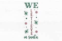 We letieve in santa SVG, Christmas SVG Design Product Image 2