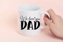 We love you dad SVG, Father's Day SVG Design Product Image 2