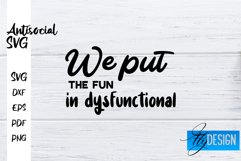 Antisocial Quotes SVG | Sarcastic Quotes|Funny Quotes Design Product Image 1