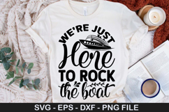 We re just here to rock the boat - Cruise SVG Design Product Image 1