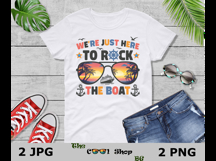 We're Just Here To Rock The Boat Png, Couples Cruise Png Product Image 3