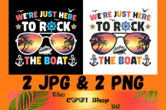 We're Just Here To Rock The Boat Png, Couples Cruise Png Product Image 1