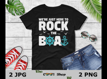 We&#039;re Just Here To Rock The Boat Png, Couples Cruise Png Product Image 2