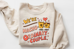 We’re Nacho Ordinary Couple Sublimation Design Product Image 3