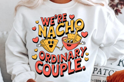 We’re Nacho Ordinary Couple Sublimation Design Product Image 2