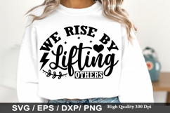 Kindness SVG Design - We Rise by Lifting Others Product Image 3